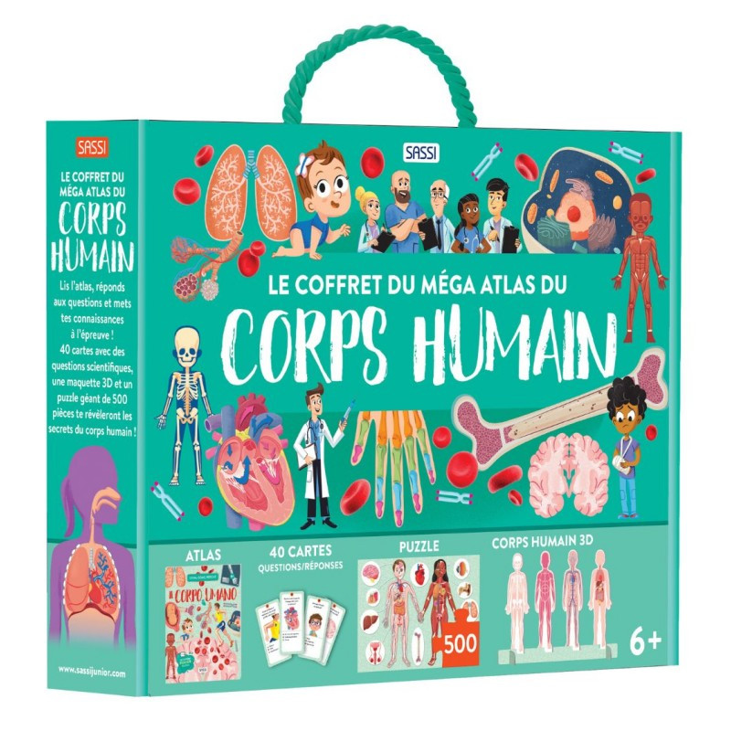 MEGA ATLAS : Le coffret méga atlas du Corps Humain MEGA ATLAS : Le coffret méga atlas du Corps Humain