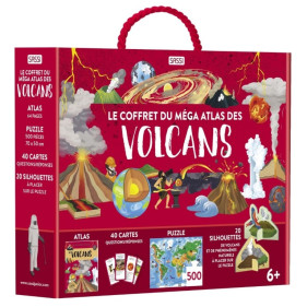 MEGA ATLAS  : Le coffret méga atlas des Volcans