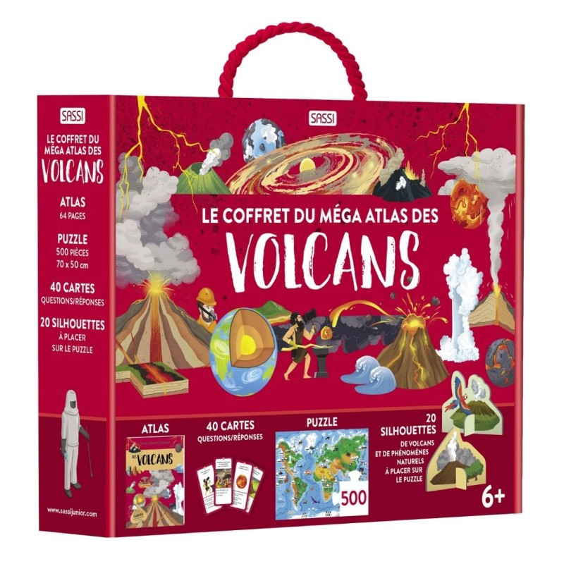 MEGA ATLAS  : Le coffret méga atlas des Volcans