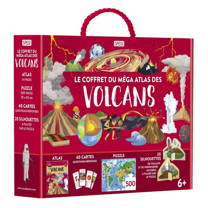 MEGA ATLAS : Le coffret méga atlas des Volcans MEGA ATLAS : Le coffret méga atlas des Volcans