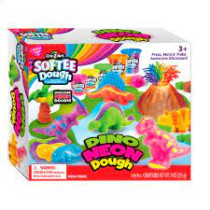 Softee Dough Dino Neon Dough