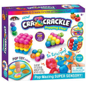Cra-Z-Crackle Clay Pop-Mazing Super Sensory