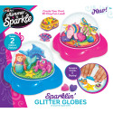 Loisirs créatifs pour enfants - Shimmer 'n Sparkle - Glitter Globes, Makes 2 Glitter Globes - Livraison rapide Tunisie