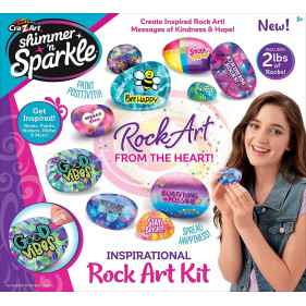 Shimmer 'n Sparkle -  Inspirational Rock Art