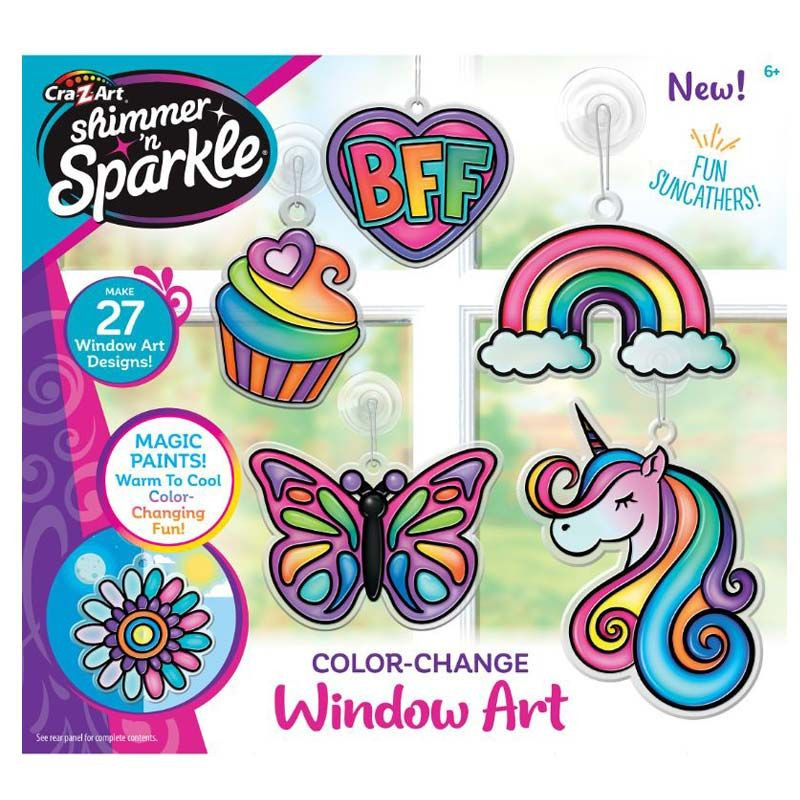 Shimmer ‘n Sparkle Color-Change Window Art