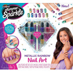 Loisirs créatifs pour enfants - Shimmer 'n Sparkle - Metallic Rainbow Nail Art - Livraison rapide Tunisie