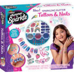 Loisirs créatifs pour enfants - Shimmer 'n Sparkle - Sparkling Glitter Tattoos & Nails - Livraison rapide Tunisie