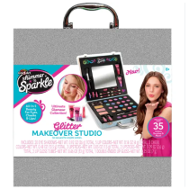 Shimmer 'n Sparkle -  Shimmering Glitter Makeover Studio Case