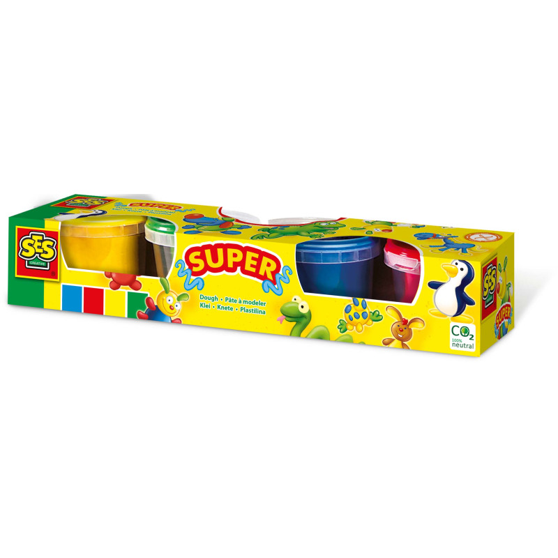 Pâte à modeler 4x90gr