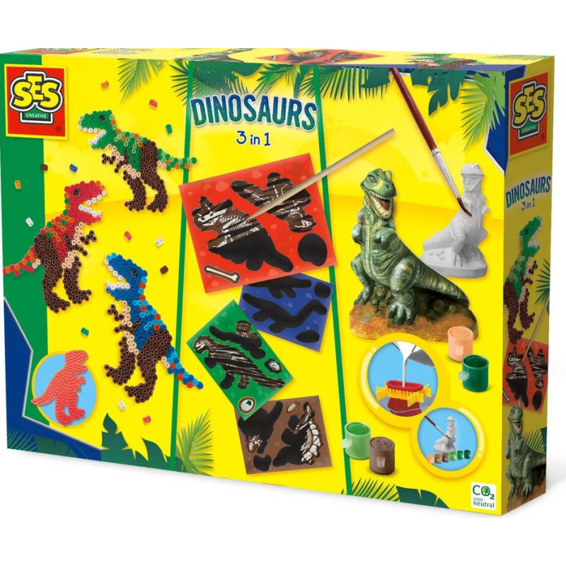 Kit de Moulage et Peinture 3D - Dinosaures