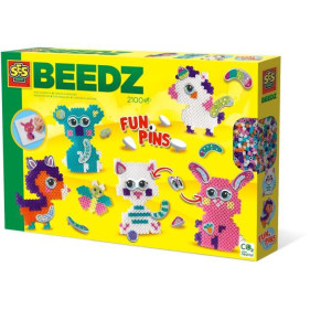 Beedz : Perles à repasser - Animaux à paillettes FunPins