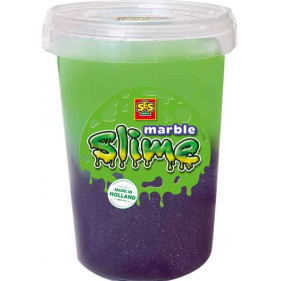 Slime : Slime marbré - Violet et vert 200 g