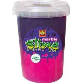 Slime : Slime marbré - Rose et violet 200 g