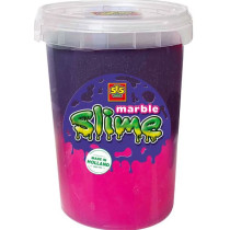 Slime : Slime marbré - Rose et violet 200 g