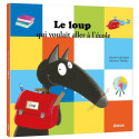 Livres pour enfants - Mes grands albums -LE LOUP QUI VOULAIT ALLER A L'ECOLE (GRAND FORMAT) - Livraison rapide Tunisie