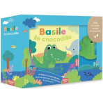 Jeux d'Eveil pour enfants - COFFRET DE BAIN - BASILE LE CROCODILE - Livraison rapide Tunisie