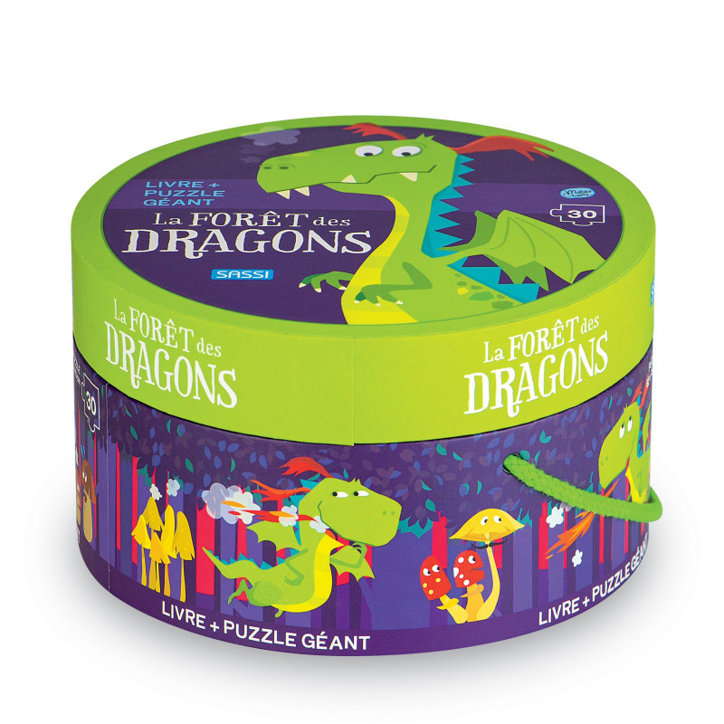 Puzzle rond - La Forêt des Dragons Puzzle rond - La Forêt des Dragons