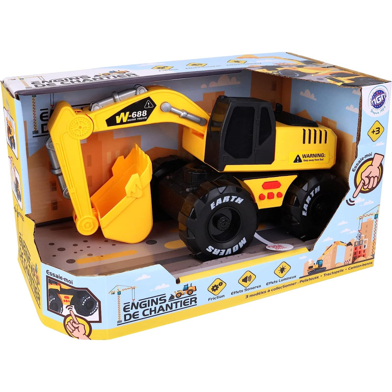 BTE/ PELLETEUSE 25CM FRICTION LUMINEUSE ET SONIQUE BTE/ PELLETEUSE 25CM FRICTION LUMINEUSE ET SONIQUE