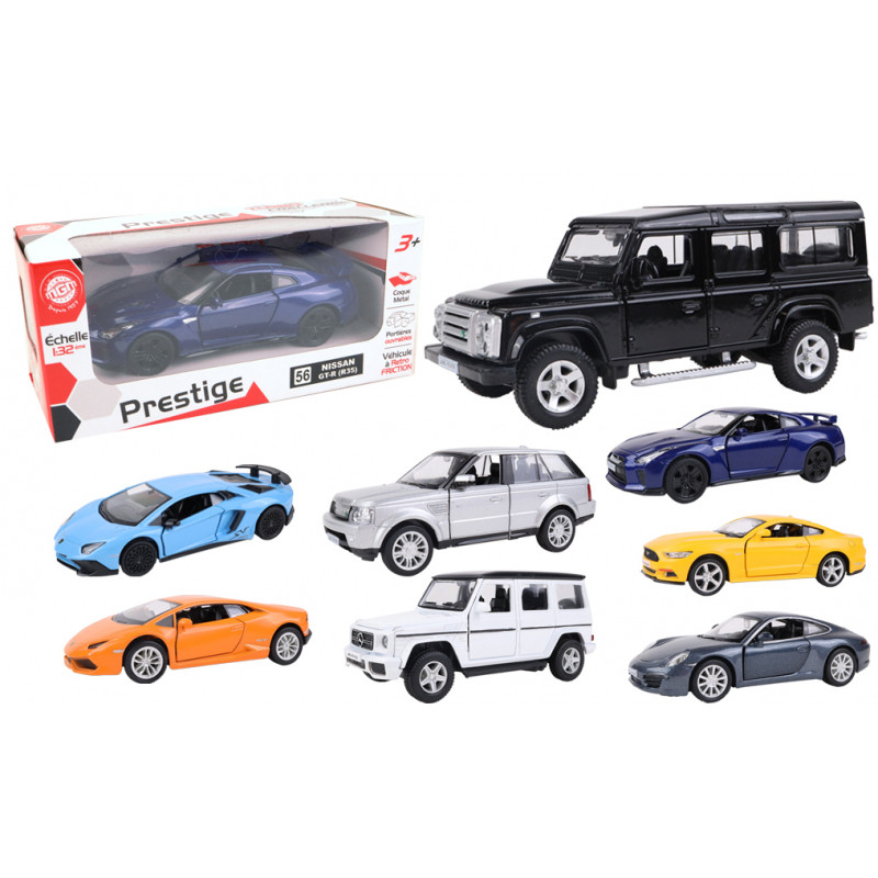 BTE/VOITURES LICENSE   ASS C METAL ET PLASTIQUE 1/32 RETROFRICTION