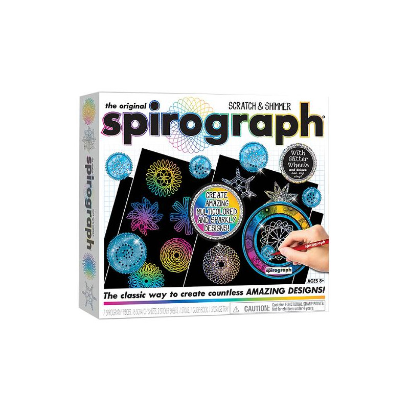 SPIROGRAPH Multicolore et Pailleté SPIROGRAPH Multicolore et Pailleté