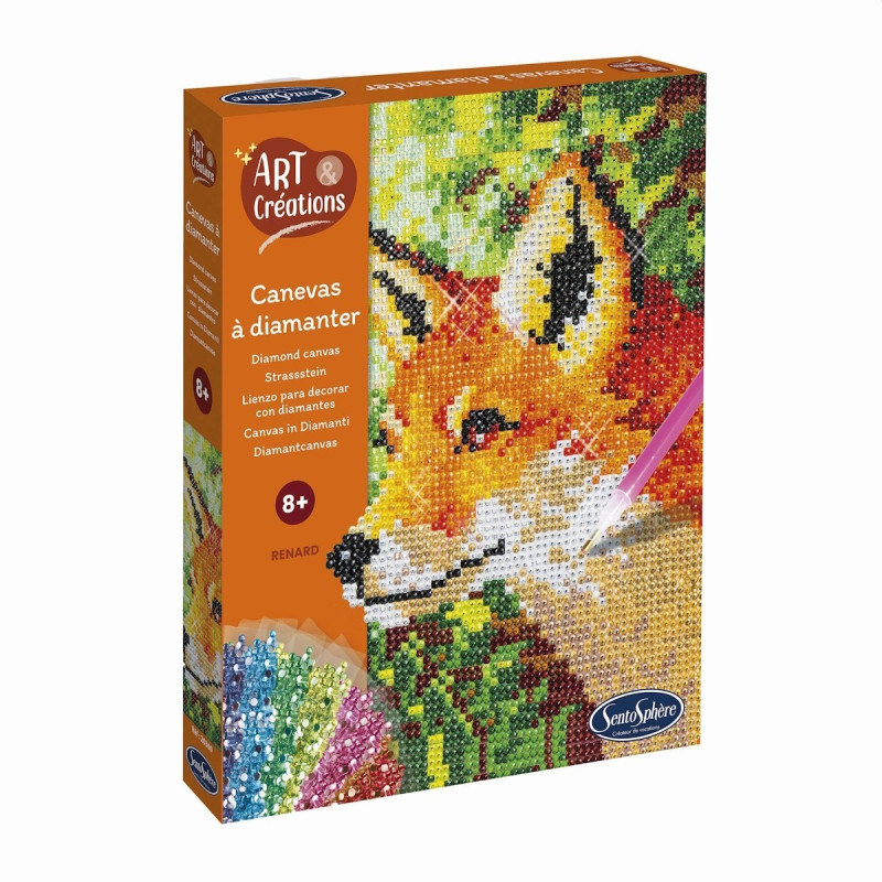 Art & Créations CANEVAS A DIAMANTER : RENARD