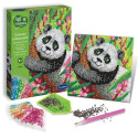 Loisirs créatifs pour enfants - Art & Créations CANEVAS A DIAMANTER : PANDA - Livraison rapide Tunisie