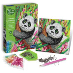 Loisirs créatifs pour enfants - Art & Créations CANEVAS A DIAMANTER : PANDA - Livraison rapide Tunisie