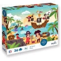 Puzzles pour enfants - PUZZLE 36 pièces - Les Pirates - Livraison rapide Tunisie