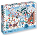 Puzzles pour enfants - PUZZLE 100 pièces XXL - Sports d'Hiver - Livraison rapide Tunisie