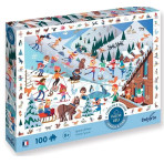 Puzzles pour enfants - PUZZLE 100 pièces XXL - Sports d'Hiver - Livraison rapide Tunisie