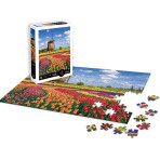 Puzzles pour enfants - PUZZLE 1000 pièces - Champs de tulipes - Hollande - Livraison rapide Tunisie
