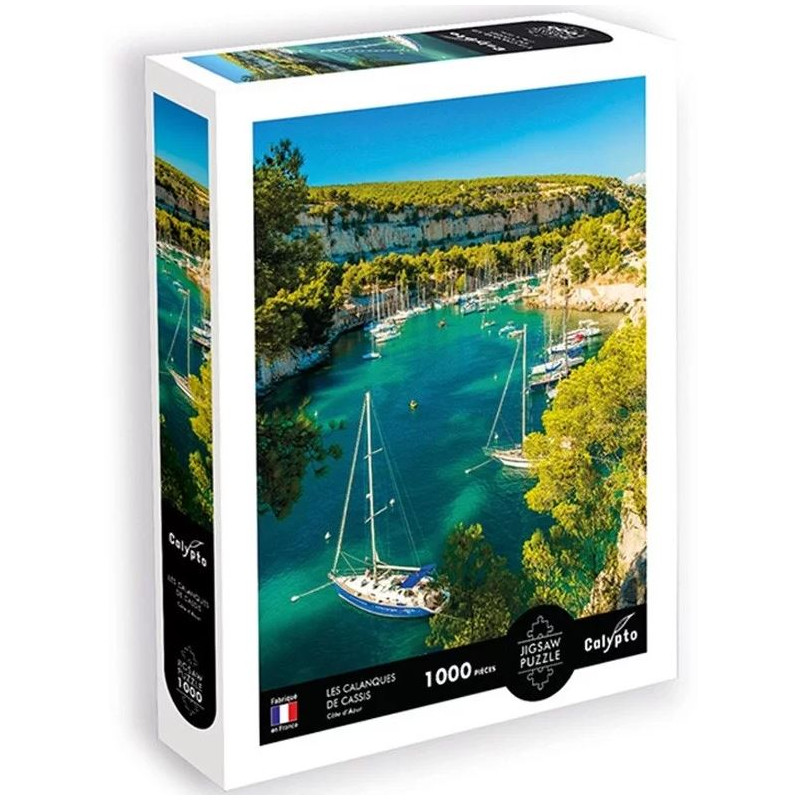 PUZZLE 1000 pièces - Les Calanques de Cassis - Côte d'Azur PUZZLE 1000 pièces - Les Calanques de Cassis - Côte d'Azur