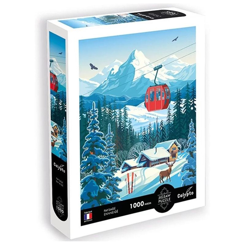 PUZZLE 1000 pièces - Village de montagne PUZZLE 1000 pièces - Village de montagne