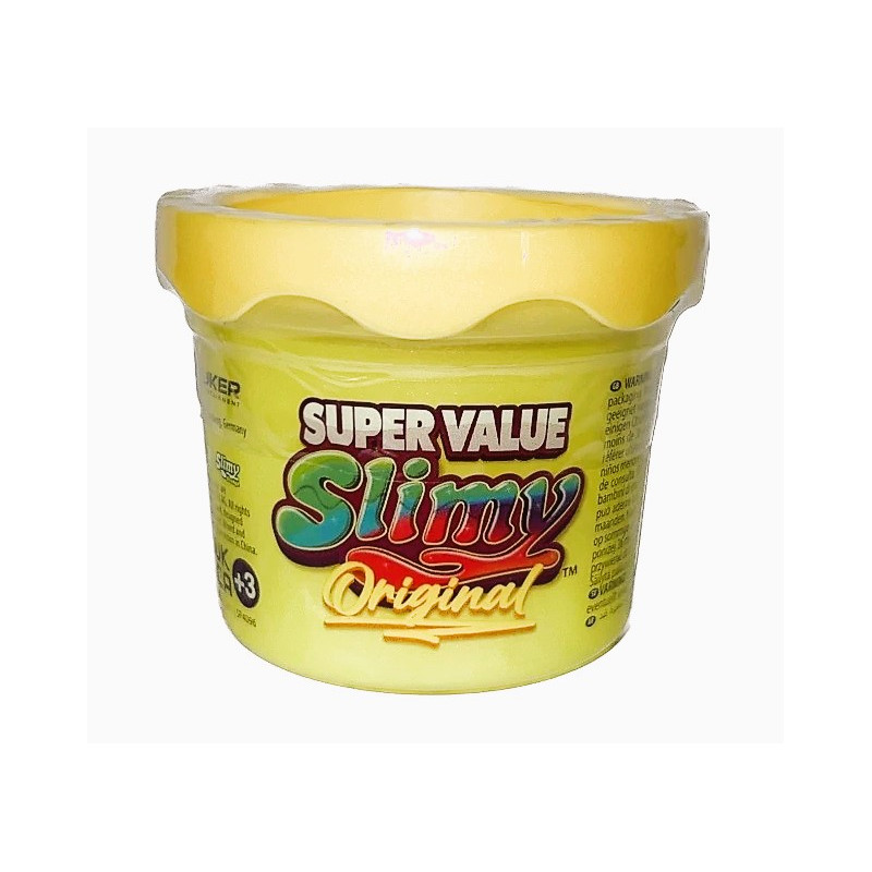 Slimy Color - 1 pot de 56gr Original Jaune Slimy Color - 1 pot de 56gr Original Jaune