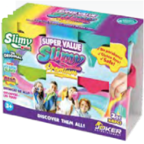 Slimy Color - 56gr : Pack 4 pots