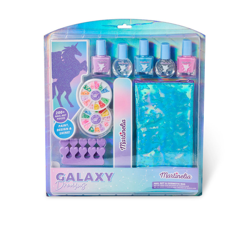 GALAXY DREAMS NAIL SET& COSMETIC BAG GALAXY DREAMS NAIL SET& COSMETIC BAG