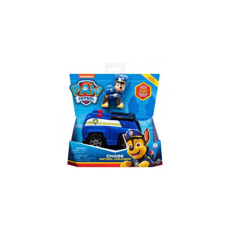 1 VEHICULE + FIGURINE La Pat' Patrouille - Chase 1 VEHICULE + FIGURINE La Pat' Patrouille - Chase