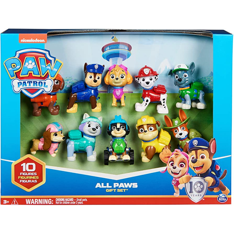 MULTIPACK FIGURINES 10EME ANNIVERSAIRE La Pat' Patrouille