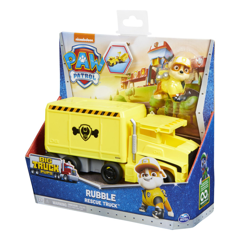 CAMION + FIGURINE RUBEN BIG TRUCK PUPS La Pat' Patrouille CAMION + FIGURINE RUBEN BIG TRUCK PUPS La Pat' Patrouille