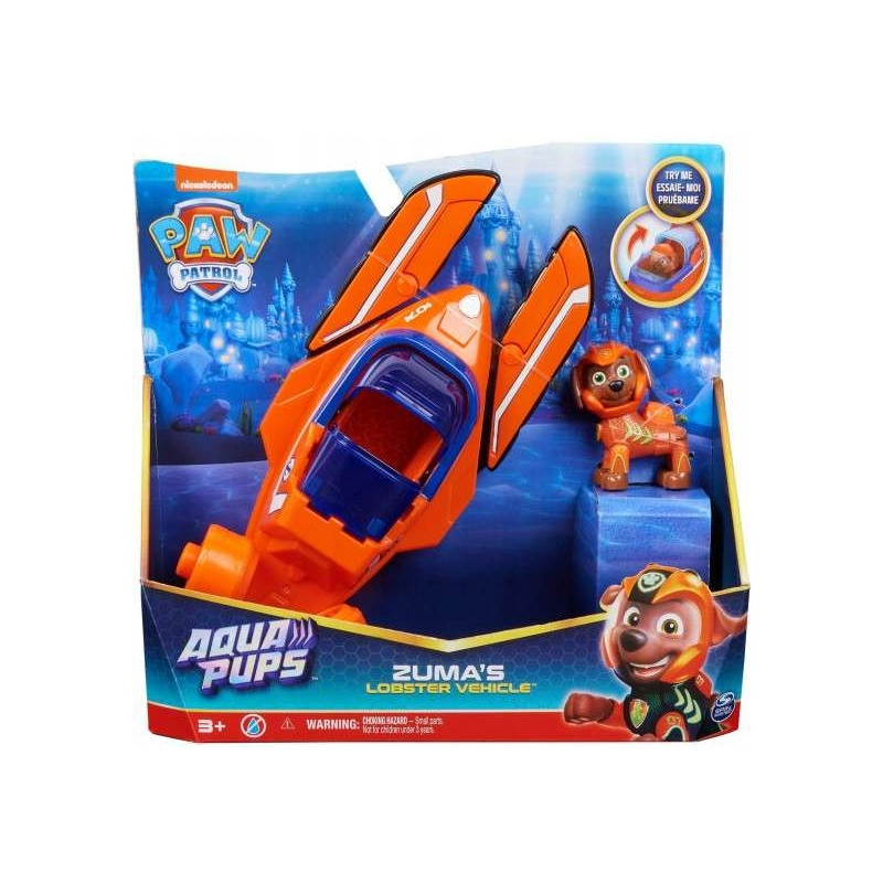 VEHICULE + FIGURINE AQUA PUPS La Pat' Patrouille - Zuma VEHICULE + FIGURINE AQUA PUPS La Pat' Patrouille - Zuma