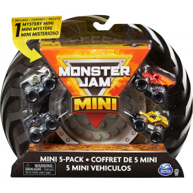 COFFRET 5 VÉHICULES MINIS Monster Jam