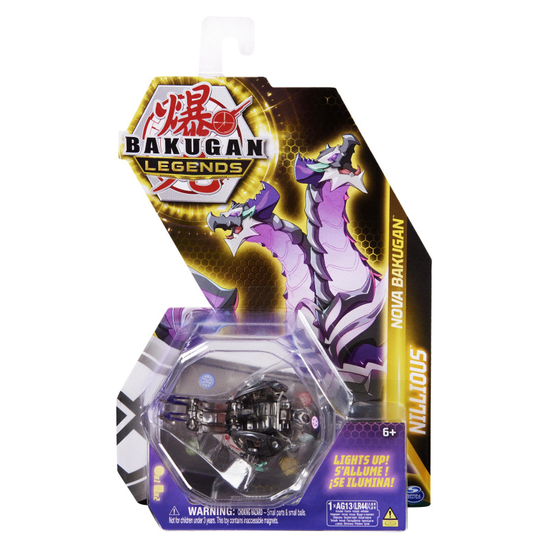 Bakugan :PACK 1 BAKUGAN NOVA SAISON 5 - Nillious Black