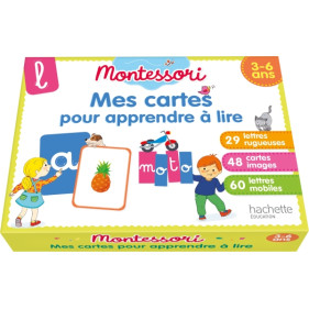 Coffret Montessori - Mes cartes pour apprendre à lire 3-6 ans