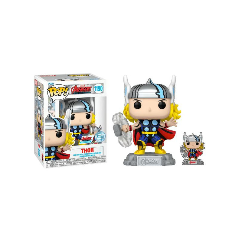 Pop! Marvel: A60 - Comic Thor w/ Pin's