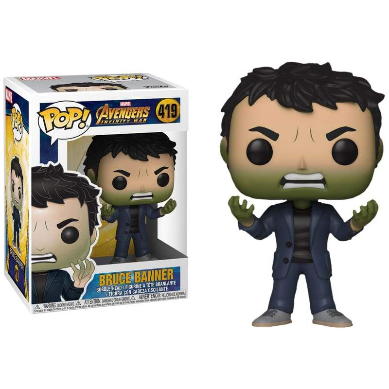 Pop! Marvel: Infinity War S2 - Banner w/ Hulk Head Pop! Marvel: Infinity War S2 - Banner w/ Hulk Head