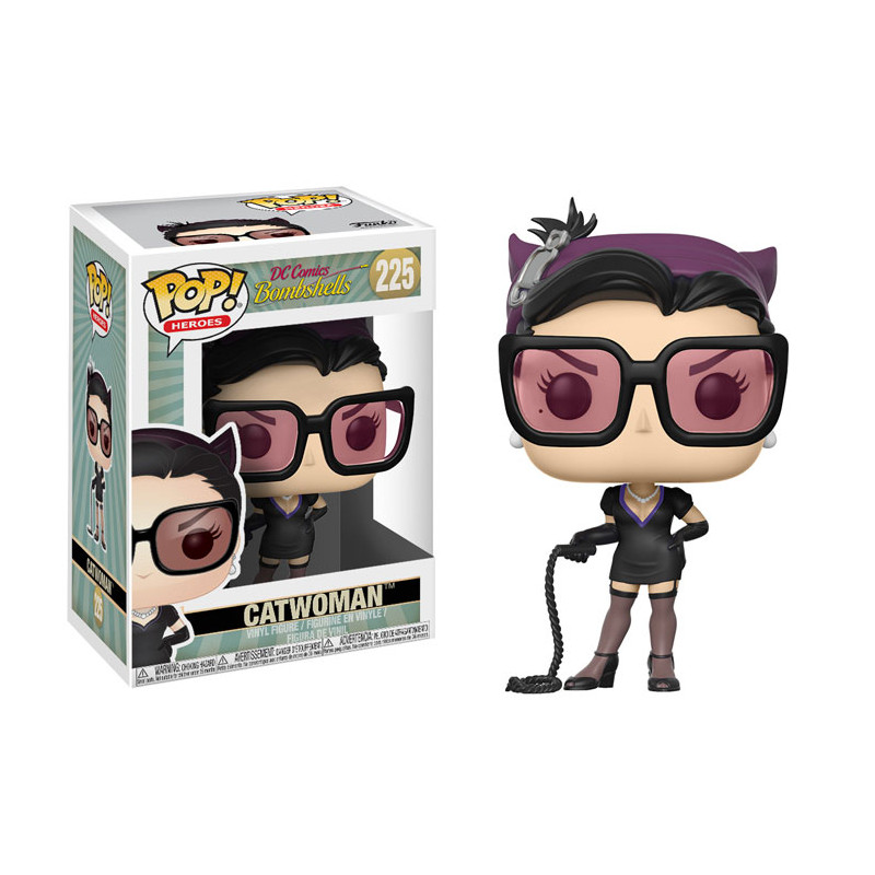 Pop! Heroes: DC Bombshells W2 - Catwoman w/ chase