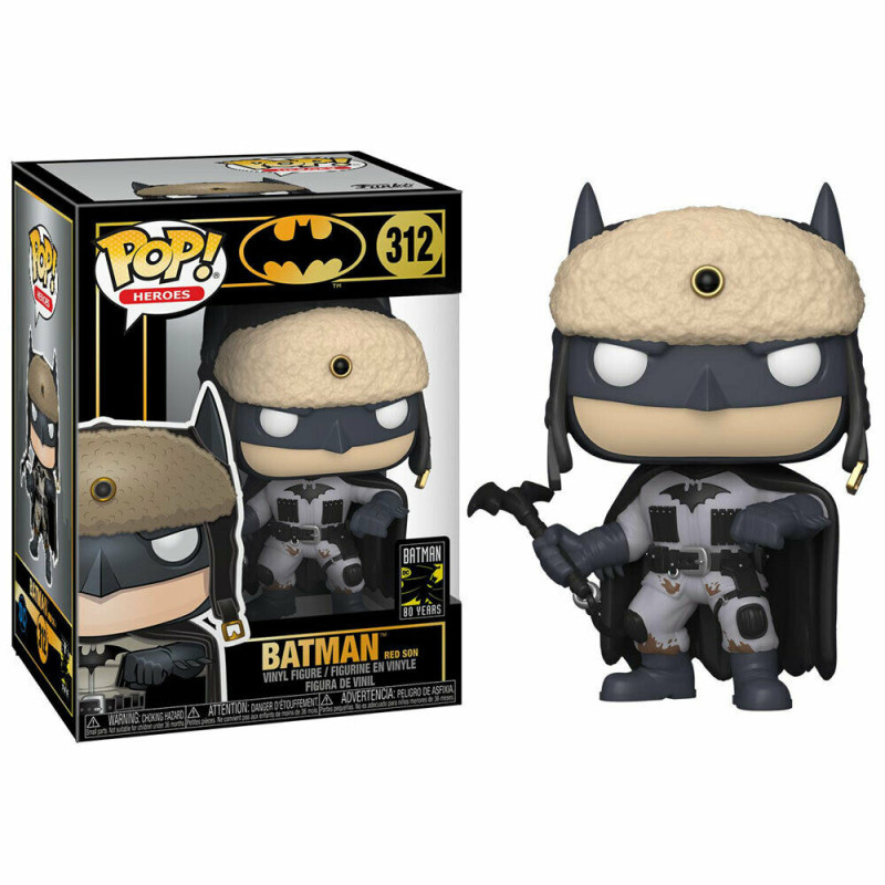 Pop! Heroes: Batman 80th- Red Son Batman Pop! Heroes: Batman 80th- Red Son Batman