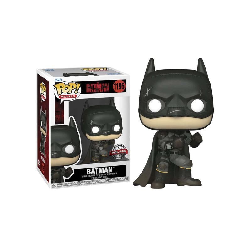 DC : Pop! Movies: The Batman- Battle Damaged Batman
