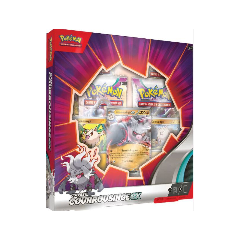 POKÉMON : COFFRET COURROUSINGE-EX POKÉMON : COFFRET COURROUSINGE-EX