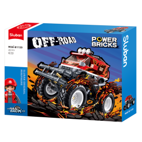 Sluban - Power Bricks :Monster Truck Go Red